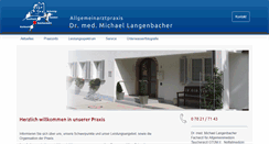 Desktop Screenshot of dr-michael-langenbacher.de